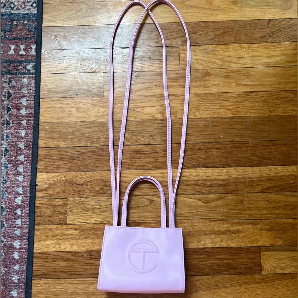 Telfar Small Shopping Bag in Bubblegum Pink 🫧